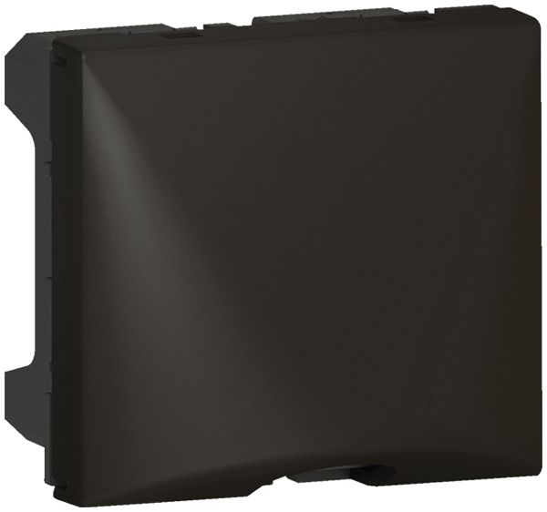 Kabelausgang MOS 2 Module schwarz matt