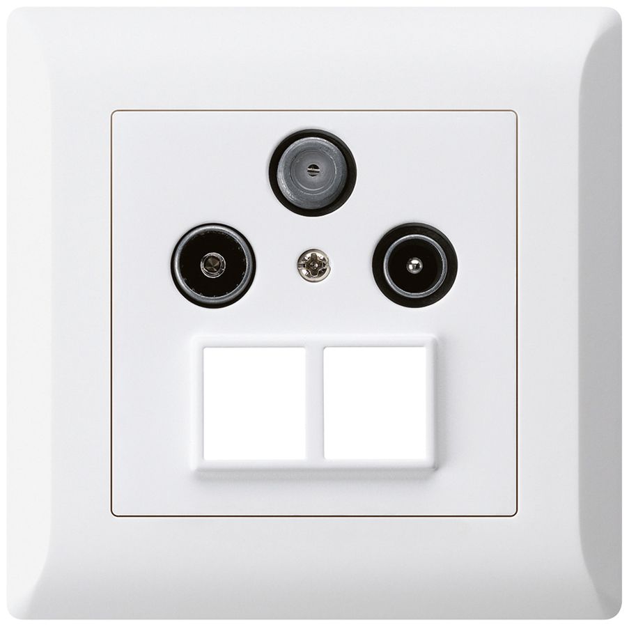 UP-Antennendose R/TV/SAT HMS kallysto.line weiss