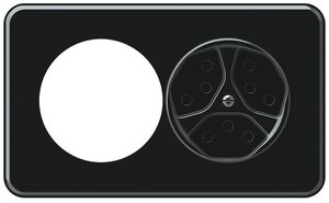 UP-Kombination origin Ø58mm + 3×T13 148×88mm schwarz