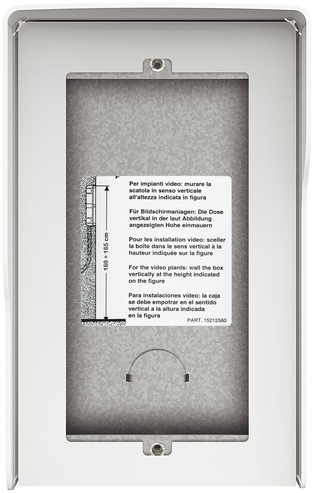 Scatola AP Sfera 2 moduli bianco