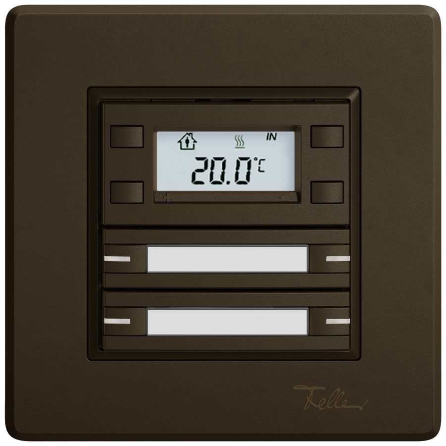 UP-RTH-Taster EDIZIO.liv SNAPFIX® m.RGB-LED Pap.4×Taste 1-Tbed.br