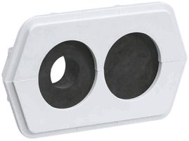 Kabeleinführung Hager zu weber.hse 2×Ø38mm 1×Reduzierring 1×blind