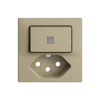 Kit frontal EDIZIOdue sand 60×60mm T13, lentille,