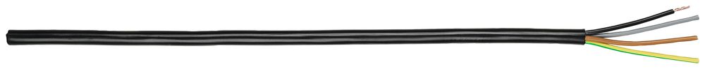 Cavo Td 2×2.5mm² LN nero Eca