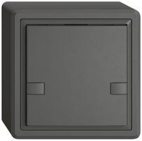 Poussoir KNX RGB AP EDIZIO.liv SNAPFIX® capteur temp.s.LED 1× comm.2T grf