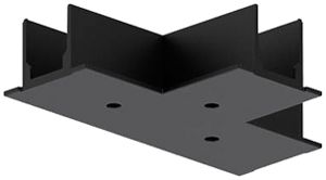 EB-Blindabdeckung Sylvania OneTrack T-Einspeiser Polycarbonat 148×100mm schwarz