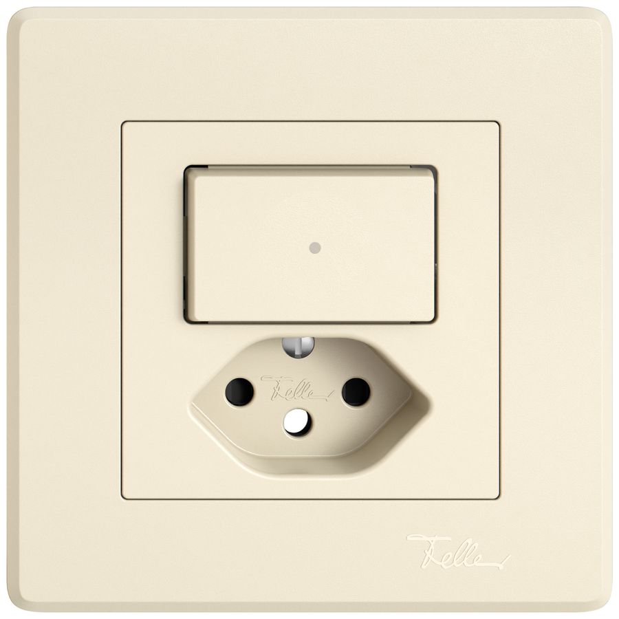 Kit di montaggio INC EDIZIO.liv SNAPFIX® combi.T13 1 tast.lent.front.shutter cr