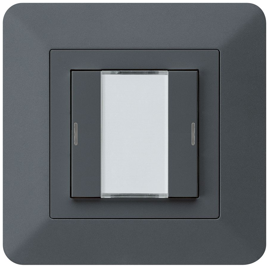 UP-Taster kallysto.trend KNX 2×RGB LED s/e-link anthrazit