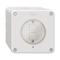 NAP-KNX-Taster 2× NEVO RGB mit Temperaturfühler weiss