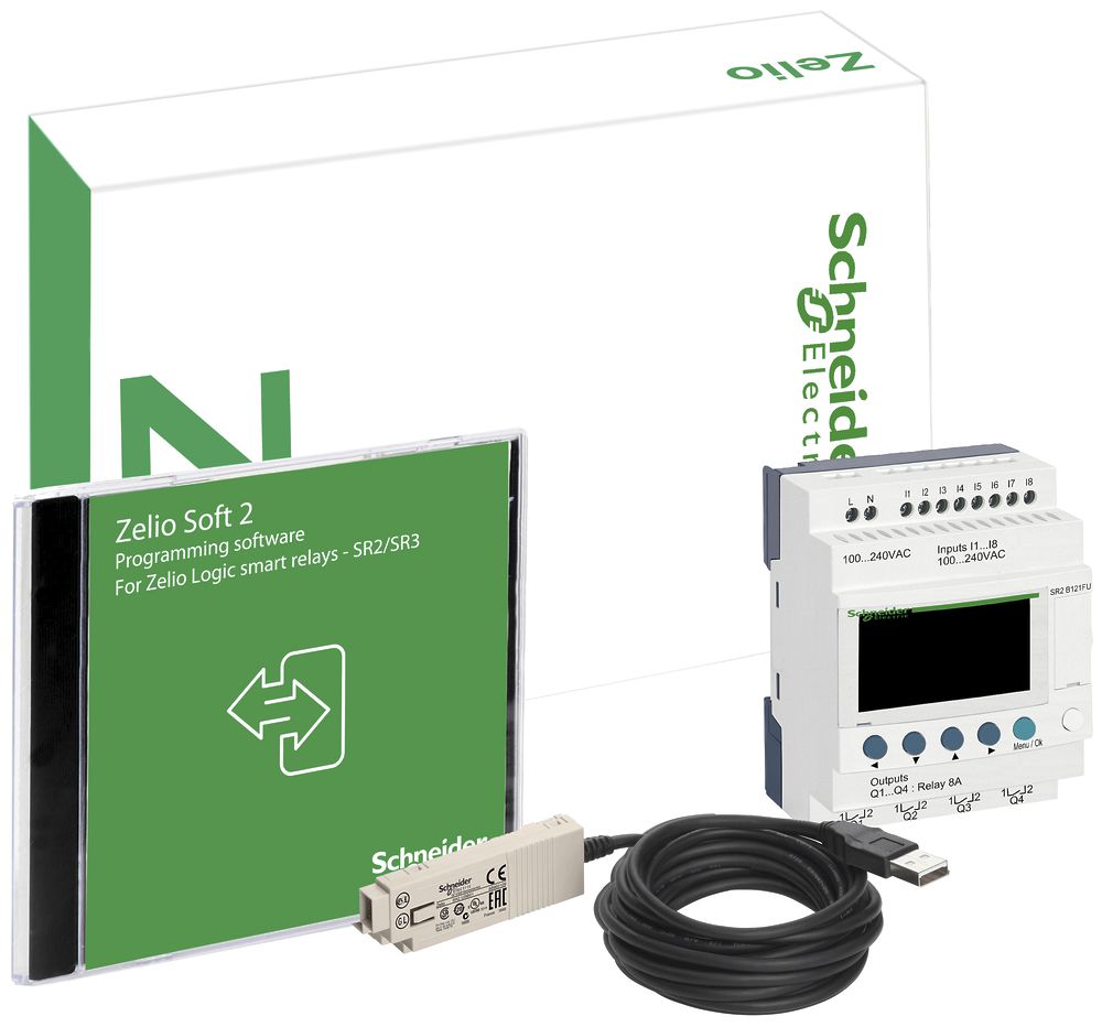 Module de commande kit Zelio II compact 230V, SR2B121FU