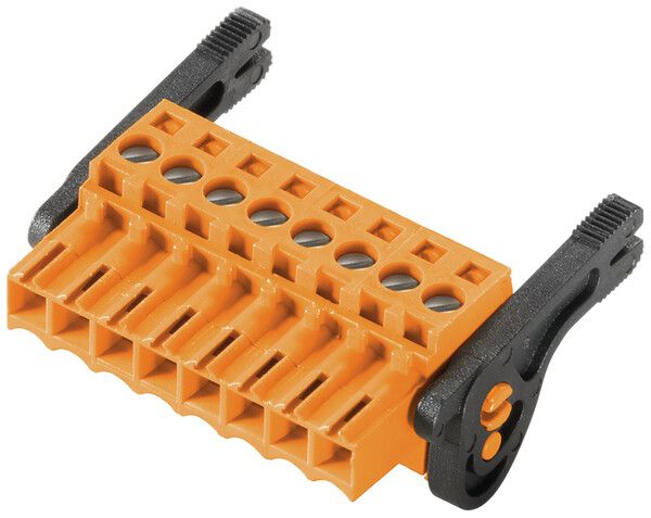 Buchsenstecker Weidmüller BL Löseriegel 3.5mm 8L verzinnt orange