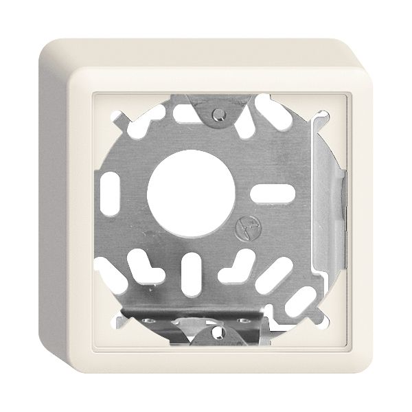 Kappe mit Grundplatte 39mm EDIZIOdue weiss universal