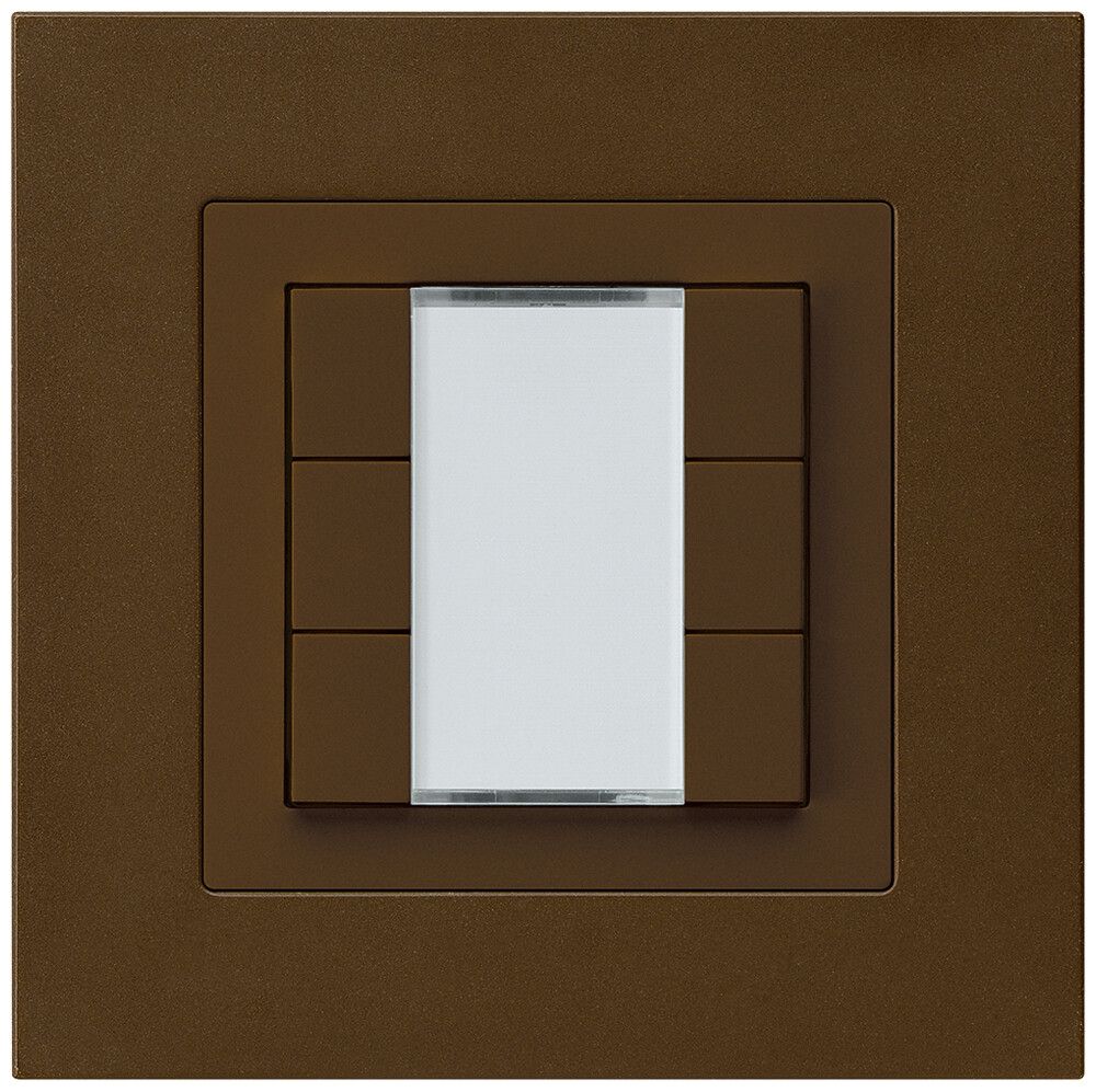 UP-Taster kallysto.pro KNX 6×s/e-link braun