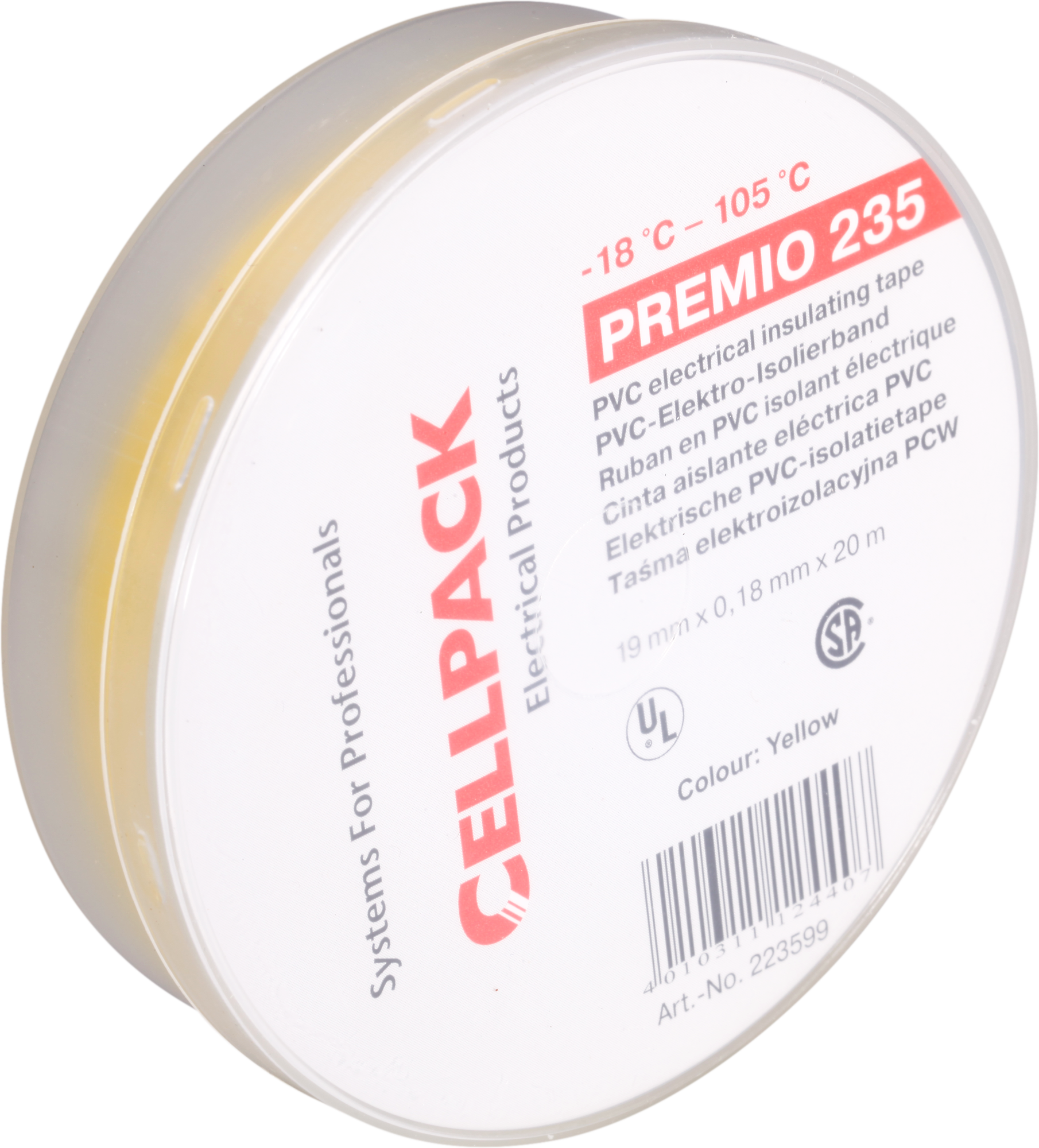 Isolierband Premio 235 19mmx20.1m gb