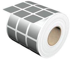 Etikette Weidmüller THM MT30X selbstklebend 27×27mm Polyester silber