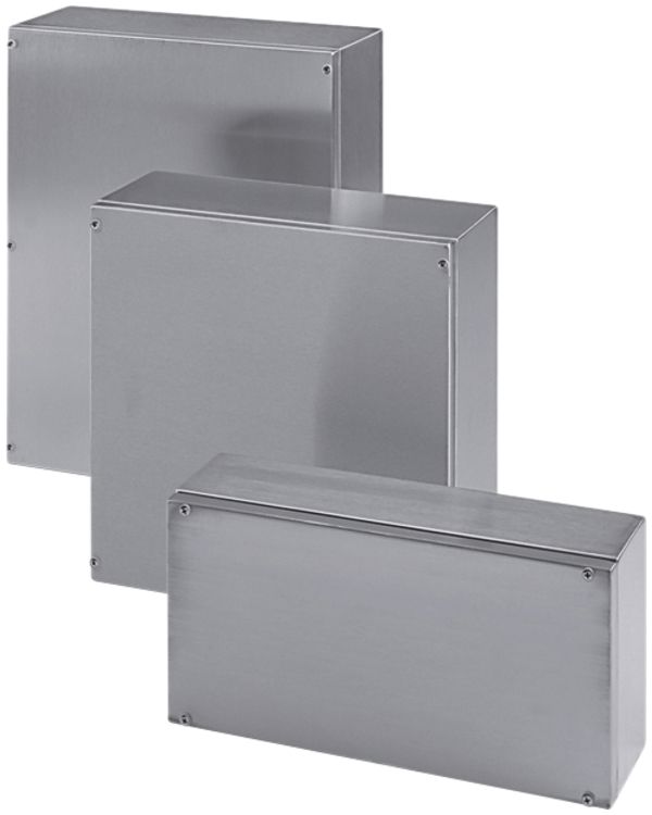 Apparategehäuse Edelstahl leer 150×150×81mm