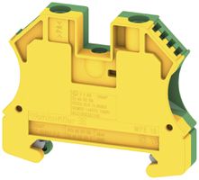 Morsetto di terra componibile 1.5…16mm² TH35/G32 verde-giallo