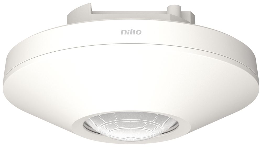 Détecteur de mouvement ENC M34HC, KNX, plafond haut, 15…20m, 360°, blanc