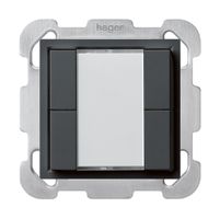 Poussoir universel ENC 4×KLA B avec LED anthracite