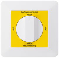 UP-Drehschalter kallysto.trend für Rauchabzug Text deutsch weiss