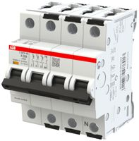 Disgiuntore ABB MCB S300P 3P+N 415V tipo K 20A Icn 25kA Icu 25kA 4UM