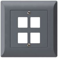 UP-Frontset HMS kallysto.line für 4 Module anthrazit