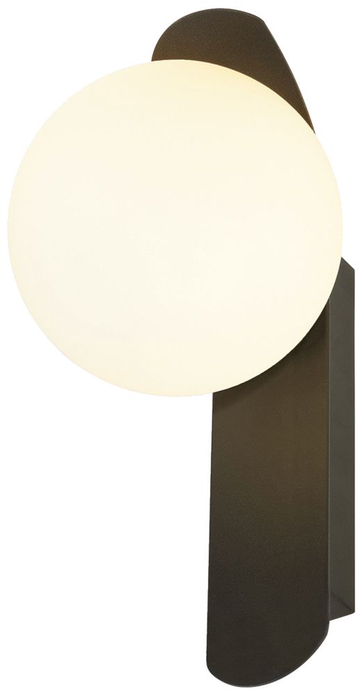 Applique SLV SUN G9 1×40W Ø120×255×40mm tondo nero