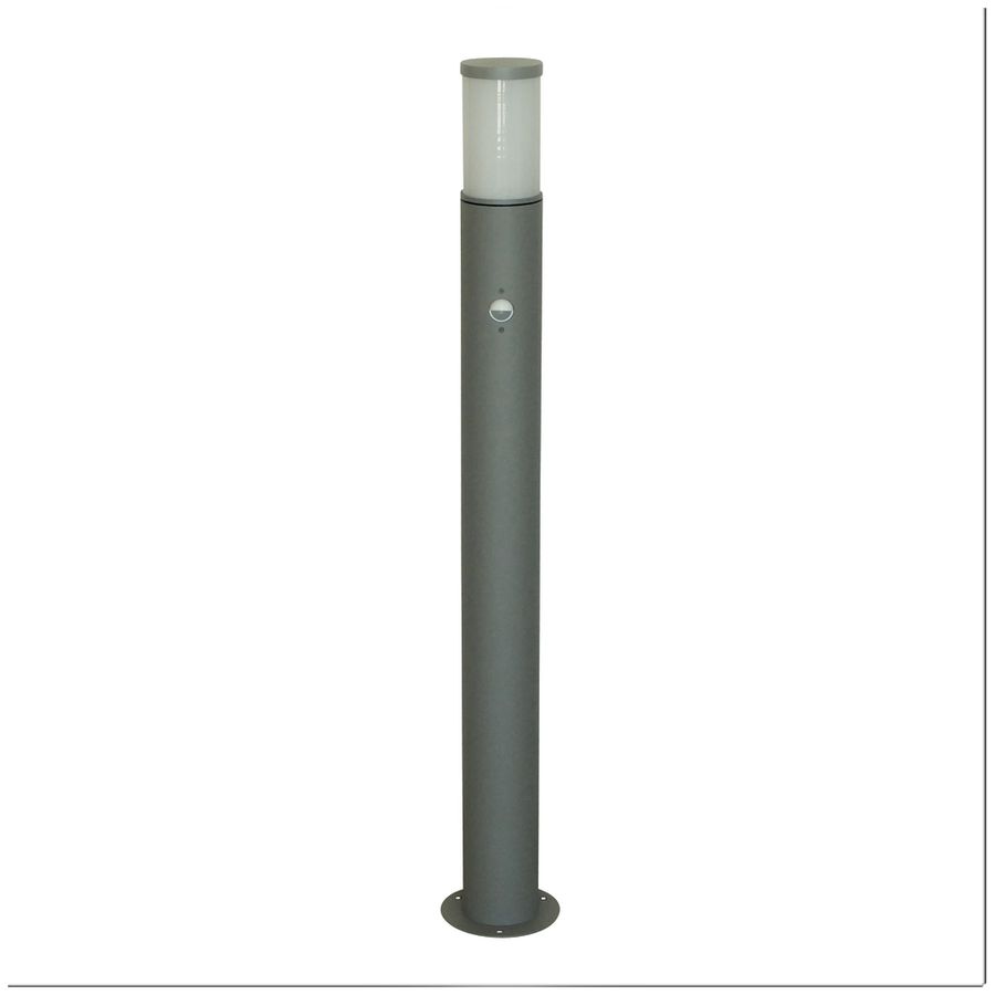 Wegeleuchte Z-Licht E27 12W PIR-Sensor Ø90×1000mm IP54 aluminium