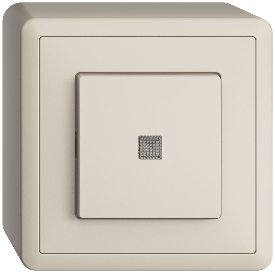 Contatto AP EDIZIOdue LED giallo ARL crema