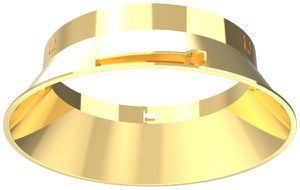 Reflektor DOTLUX CIRCLEvario Kunststoff symmetrisch 80° Ø133×58mm Gold