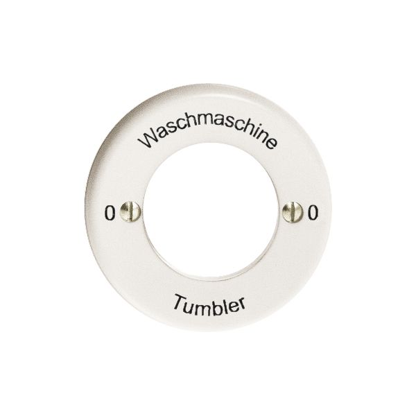 Kit front. 0-Waschmaschine-0-Tumbler pour interr.rot.à clé blanc