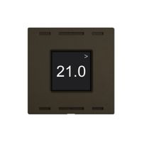 Bedienaufsatz zu Raumtemperatursensor EDIZIO.liv Wiser SNAPFIX® umbra