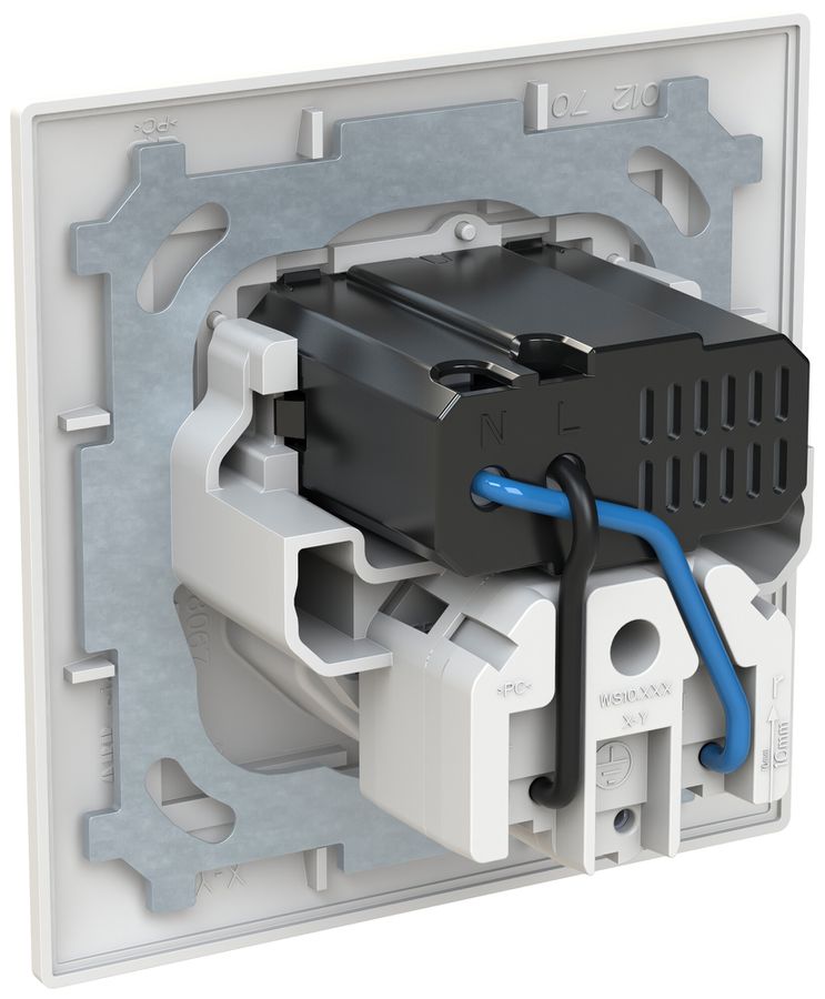 Prise de charge USB ENC ABB Sidus 1×USB-A 1×USB-C + T13 3000mA OUT:5V bc