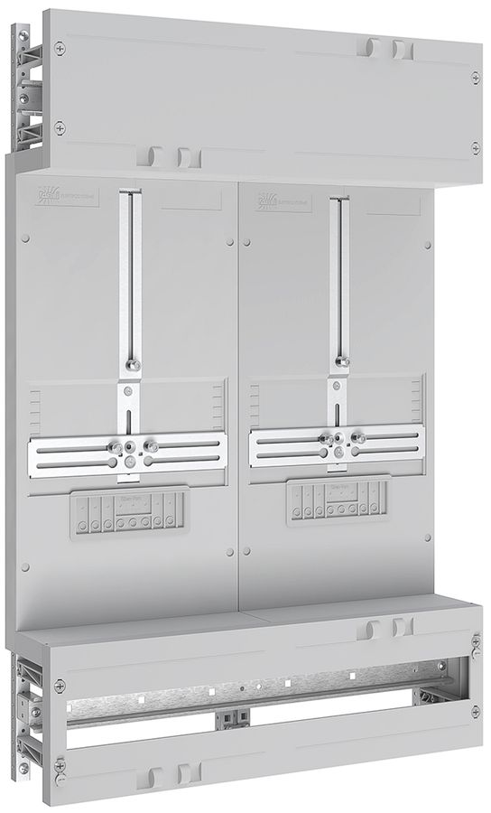 Montant complet SE Prisma XS 2 tableaux compteur 2 parts 5 rangées 500×750mm