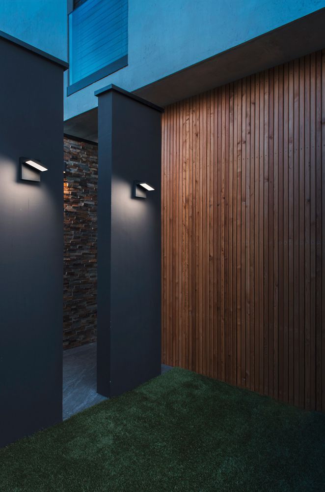 LED-Wandleuchte SLV ABRIDOR 14W 3000/4000K 750lm IP55 anthrazit