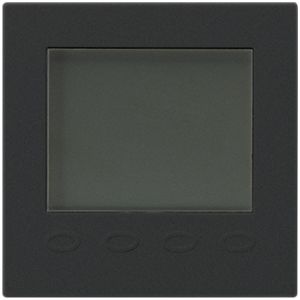 Termostato ambiente Hager kallysto A con display nero