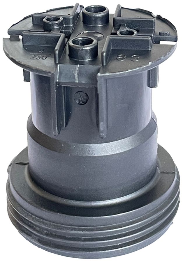 Fassung Elektrogros E27 mit Aussengewinde Ø39×45mm Klemmen 0.5…1.5mm² schwarz