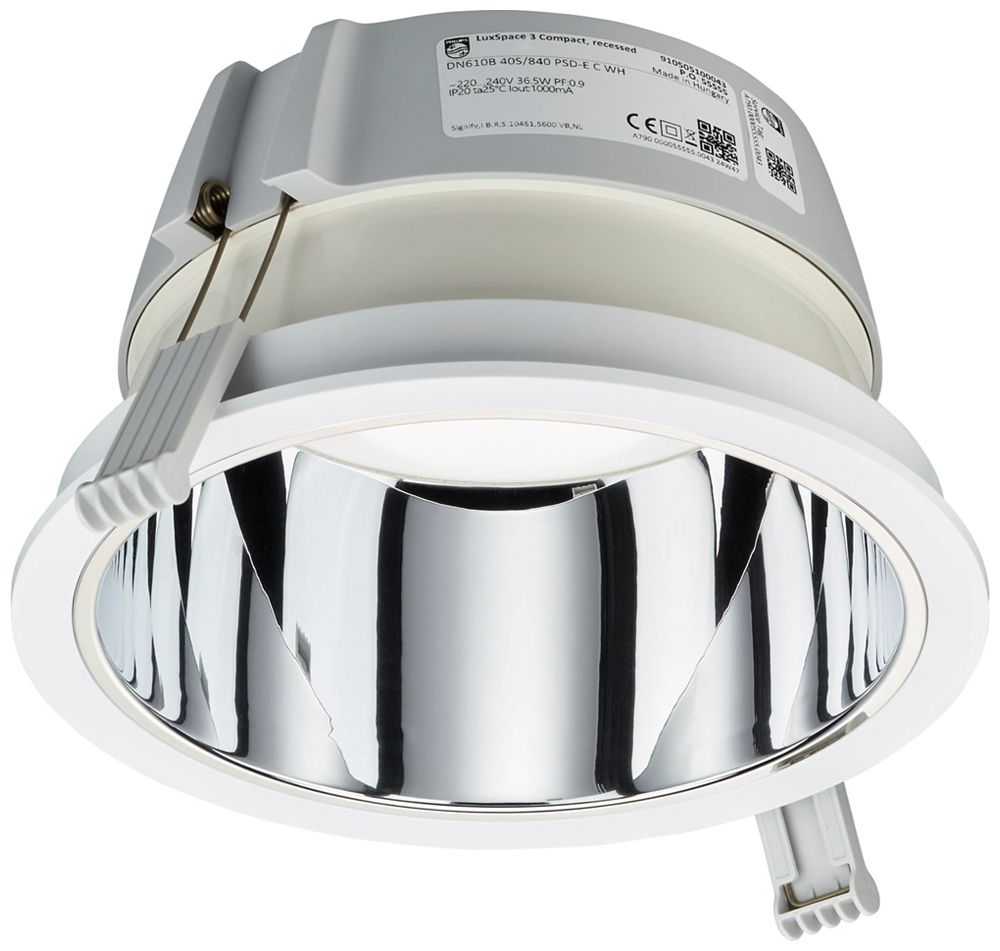 LED-Downlight Philips LuxSpace Compact C 10.8W 2000lm 840 WB Ø214mm weiss