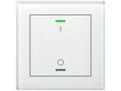 Pulsante KNX RGBW INC MDT BE-GTL1TW.B1 1t/2a temp.vetro bianco "I/O"