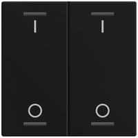 Bascule MDT TAL-60W2B16.02 1t/4a p.touches tactiles noir mat "I/O"