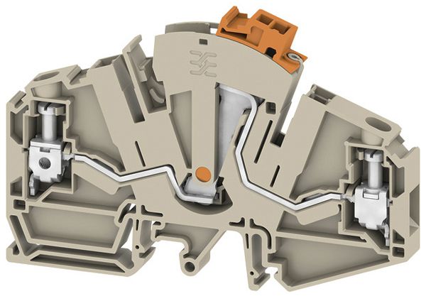 Borne de test sectionnable WM WTTB 6 à vis 6mm² TS35 TS32 be