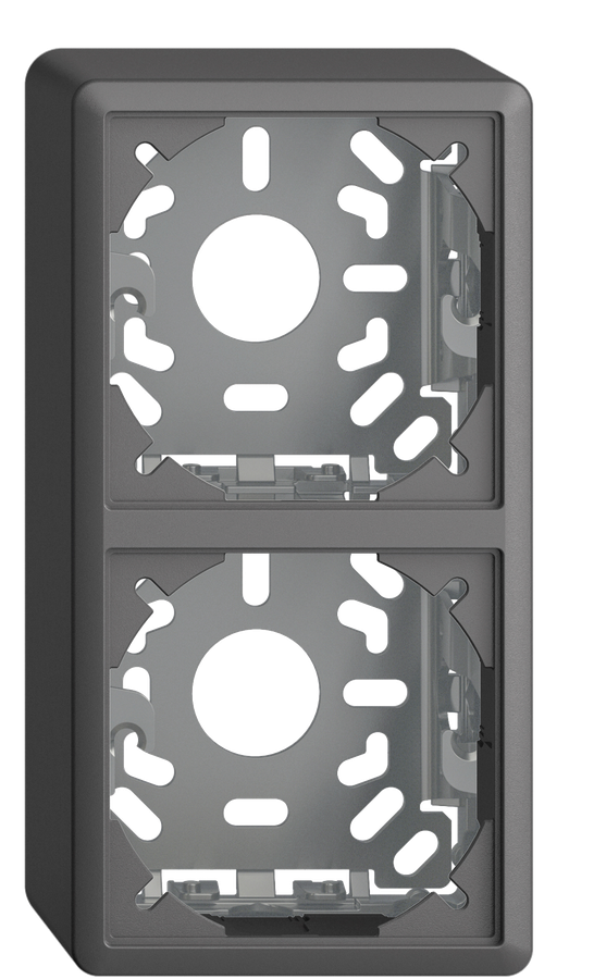 AP-Kopfzeile EDIZIOdue 2×1 FX54 dunkelgrau