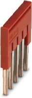 Steckbrücke 4mm 5L rot CLIPLINE