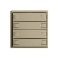 Poussoir KNX RGB EDUE, 250mW, s.LED, 4×poussoir, comm.2×touches, sa