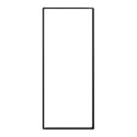 Zusatzrahmen EDIZIOdue prestige 3×1 schwarz