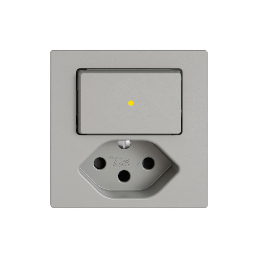 Combinazione EDIZIO.liv SNAPFIX® S6K+T13 shut.illuminazione frontale gi grc