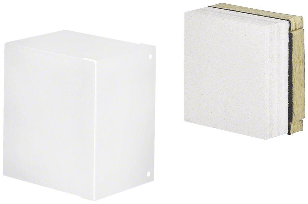 Endstück tehalit FWK 90 E60/E30 50×60mm, verkehrsweiss