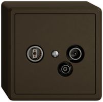 AP-Antennendose TV-R-Daten EDIZIO.liv SNAPFIX® 11dB br