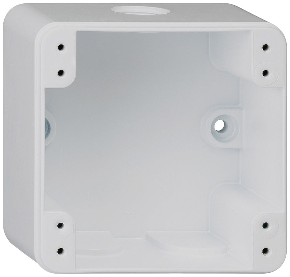 AP-Gehäuse robusto 1×1 grau 86×86×48mm