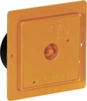 EB-Saugdose 100×100mm Abgang gerade